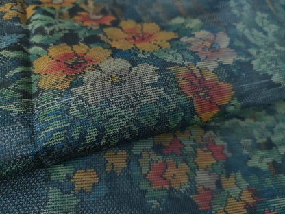 平和屋着物●本場大島紬 樹林花文 正絹 逸品 未使用 DAAQ3347ps