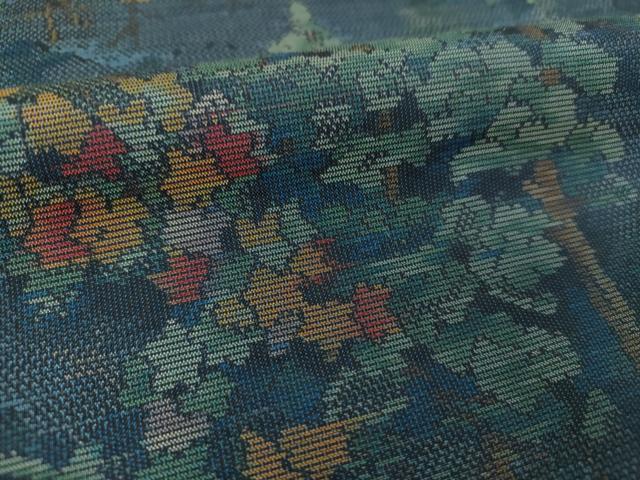 平和屋着物●本場大島紬 樹林花文 正絹 逸品 未使用 DAAQ3347ps