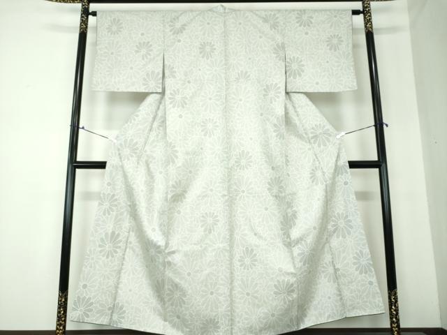 平和屋着物●上質な紬 花尽くし 正絹 逸品 DAAQ3370ps