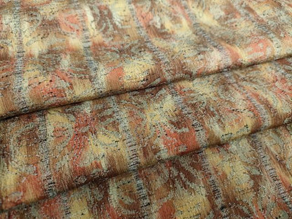 平和屋着物●上質なお召 　花間道　大丸扱い 　正絹　逸品　未使用　DAAQ3378ps