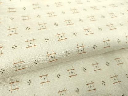 平和屋着物●上質な紬 井桁絣 正絹 逸品 DAAQ3414ps