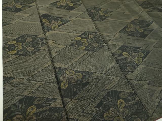 平和屋着物●本場大島紬 松皮菱花文 正絹 逸品 DAAQ3456ps