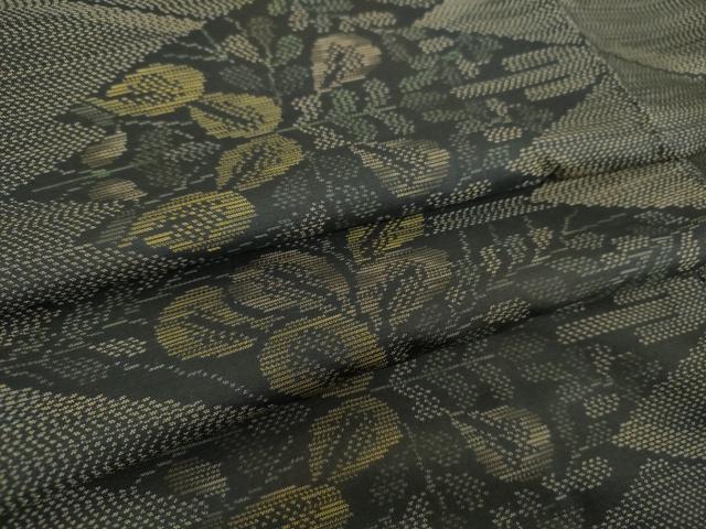 平和屋着物●本場大島紬 松皮菱花文 正絹 逸品 DAAQ3456ps