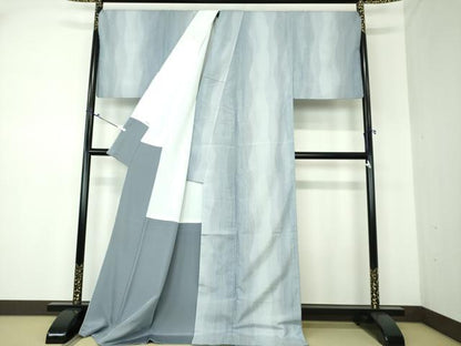 平和屋着物●上質な紬 霞間道 ロング丈 正絹 逸品 DAAQ3517ps