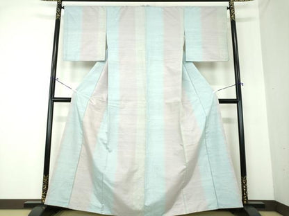 平和屋着物●上質な紬　変わり間道　正絹　逸品　DAAQ3520ps