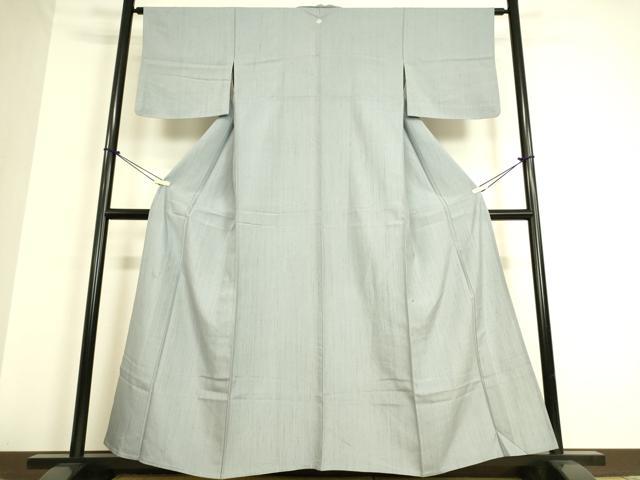 平和屋着物▽上質な紬 単衣 淡藤色 正絹 逸品 DAAQ3566az