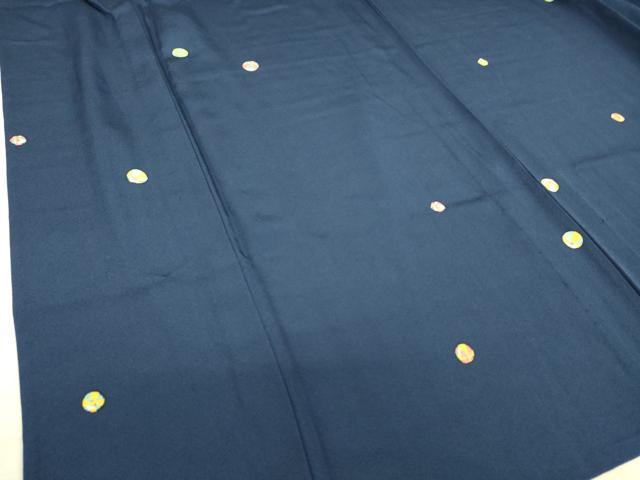 平和屋着物▽上質な小紋　単衣　毬文　正絹　逸品　DAAQ3568az