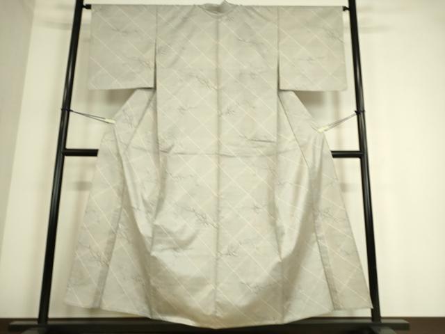 平和屋着物▽大島紬 単衣 古代染色 枝花文 桃山美術 白寿工房同人会謹製 証紙付き 正絹 逸品 DAAQ4367az