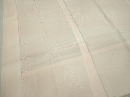 平和屋着物■長襦袢 無双仕立て 草花文 暈し染め 正絹 逸品 DAAQ7459ud
