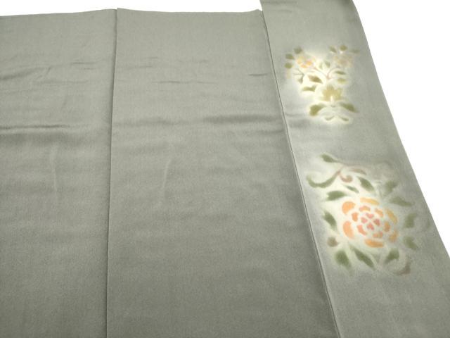 平和屋着物○内田陽一郎 色留袖 夾纈 花唐草文 正絹 逸品 DAAR0119yyy