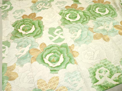 平和屋着物●訪問着 駒刺繍 牡丹 金彩 正絹 逸品 DAAR0158yyy
