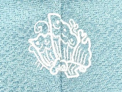 平和屋着物●中国三大刺繍 スワトウ刺繍 汕頭刺繍 訪問着 人物楽器花文 暈し染め 金糸 正絹 逸品 DAAR0170yyy