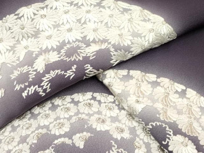 平和屋着物●訪問着 総刺繍 花丸文 暈し染め 銀糸 京都きもの友禅扱い 正絹 逸品 DAAR0196yyy