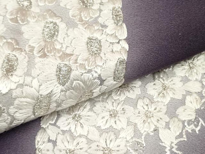 平和屋着物●訪問着 総刺繍 花丸文 暈し染め 銀糸 京都きもの友禅扱い 正絹 逸品 DAAR0196yyy