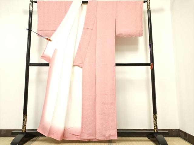平和屋着物●重要無形文化財 人間国宝 中村勇二郎 江戸小紋 鳳凰花唐草文 正絹 逸品 DAAR0202yyy