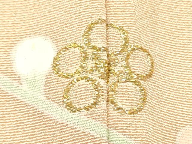 平和屋着物●訪問着 友禅 枝花文 暈し染め 正絹 逸品 DAAR0214yyy
