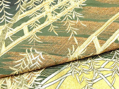 平和屋着物●豪華黒留袖 鴛鴦 渡橋文 金糸 正絹 逸品 DAAR0280yyy