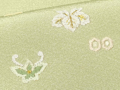 平和屋着物●上質な小紋 総刺繍 宝尽くし花文 金糸 正絹 逸品 DAAR0291yyy