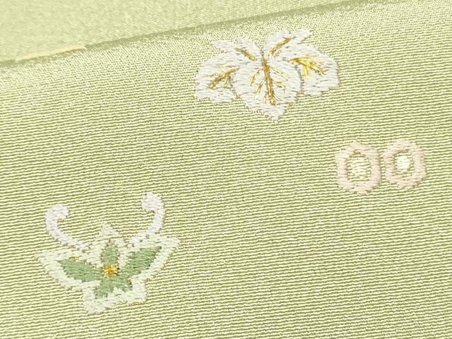 平和屋着物●上質な小紋 総刺繍 宝尽くし花文 金糸 正絹 逸品 DAAR0291yyy