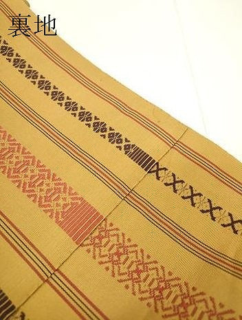 平和屋着物●本場筑前博多織 八寸名古屋帯 献上 正絹 逸品 未使用 DAAR0827fe