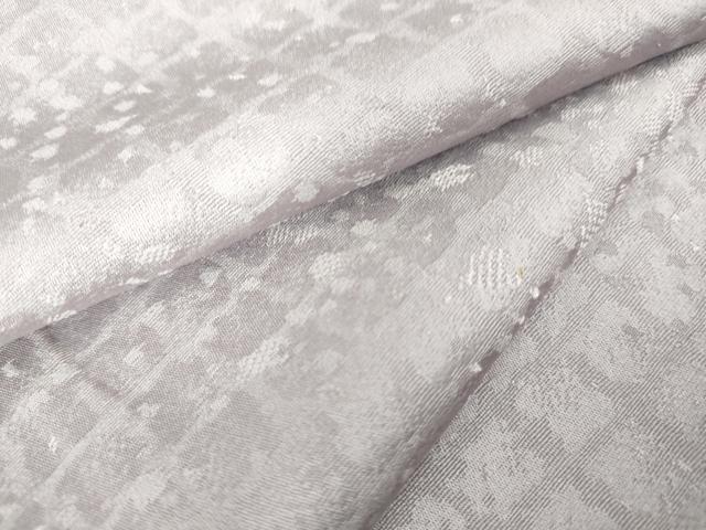 平和屋着物▽上質な色無地 単衣 格子地紋 白藤色 正絹 逸品 DAAR1310jm