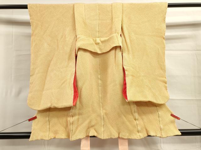 平和屋着物[]七五三　女の子　３歳　祝着　三つ身　被布セット　総絞り　逸品　DAAR1467jm