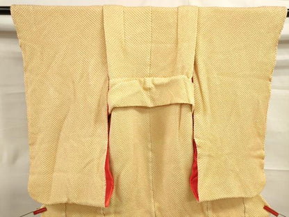 平和屋着物[]七五三　女の子　３歳　祝着　三つ身　被布セット　総絞り　逸品　DAAR1467jm