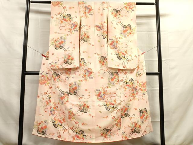 平和屋着物∵女の子　十三参り　子供　花車文　金彩　逸品　DAAR1470jm