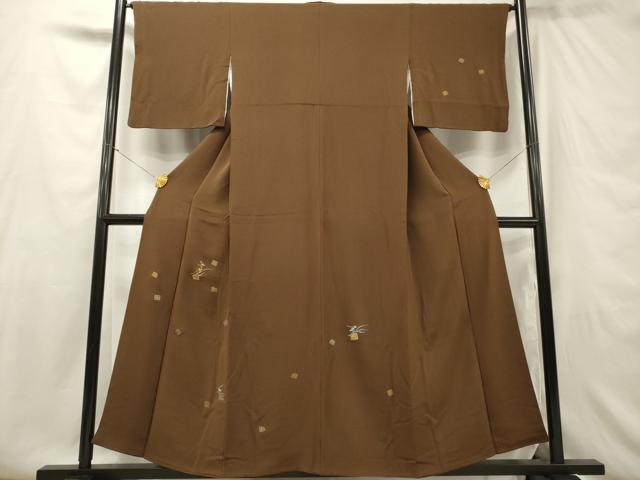 平和屋着物□訪問着 刺繍 源氏香草花文 金彩 正絹 逸品 DAAR3276zy