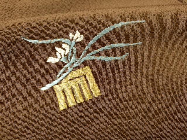 平和屋着物□訪問着 刺繍 源氏香草花文 金彩 正絹 逸品 DAAR3276zy