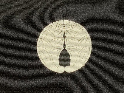 平和屋着物■豪華黒留袖 駒刺繍 霞取り風景花松文 金彩 正絹 逸品 DAAR4028tw