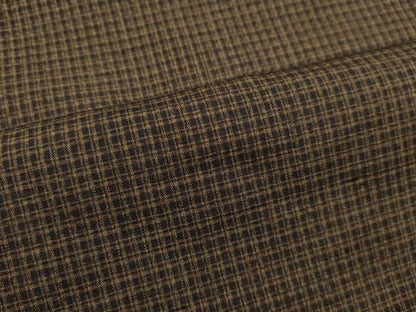 平和屋着物●男性 紬 格子 正絹 逸品 DAAR4315tw