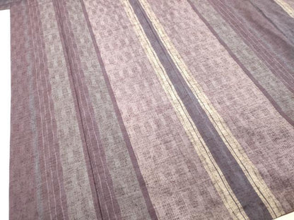 平和屋着物●上質な紬 間道 やまと誂製 背抜き仕立て 正絹 逸品 DAAR4328tw