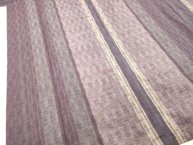 平和屋着物●上質な紬 間道 やまと誂製 背抜き仕立て 正絹 逸品 DAAR4328tw