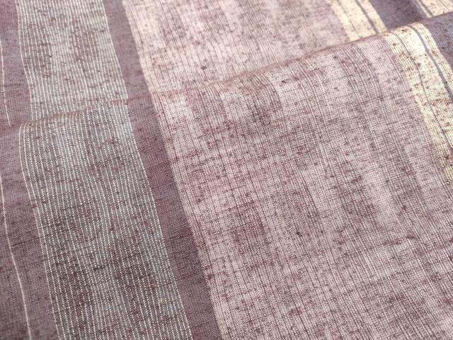 平和屋着物●上質な紬 間道 やまと誂製 背抜き仕立て 正絹 逸品 DAAR4328tw
