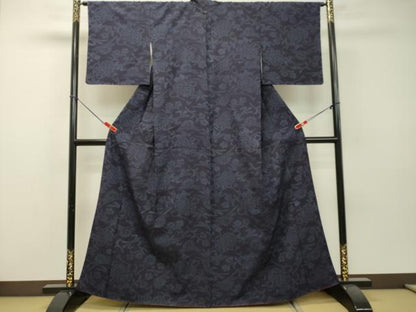 平和屋着物●結城紬 花鼓 正絹 逸品 DAAR4359tw