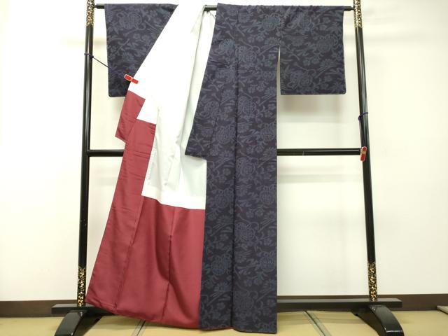 平和屋着物●結城紬 花鼓 正絹 逸品 DAAR4359tw