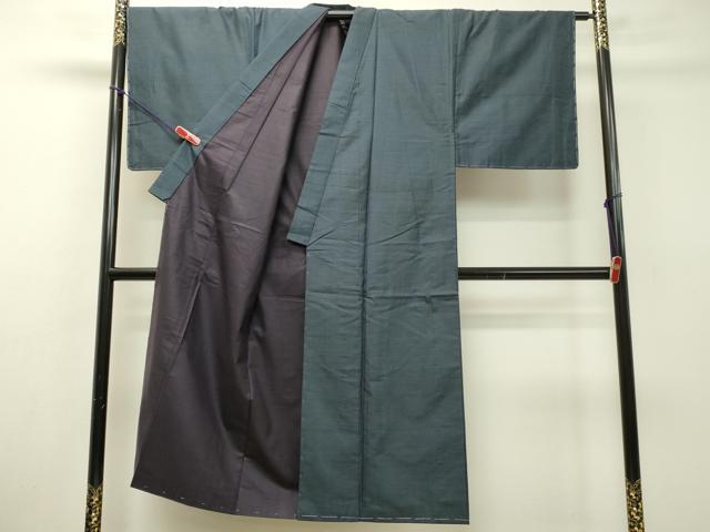 平和屋着物●男性　本場大島紬　アンサンブル　100亀甲　総詰め　正絹　逸品　DAAR4392tw