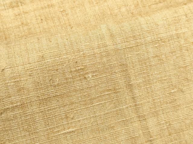 平和屋着物●色留訪問着 紬地 刺し子 切嵌 花菱文 正絹 逸品 DAAR4393tw