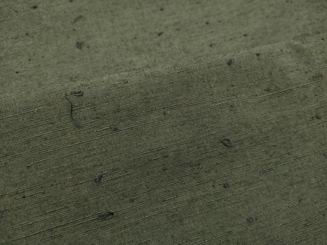 平和屋着物●男性 髭紬 革色 正絹 逸品 DAAR4420tw