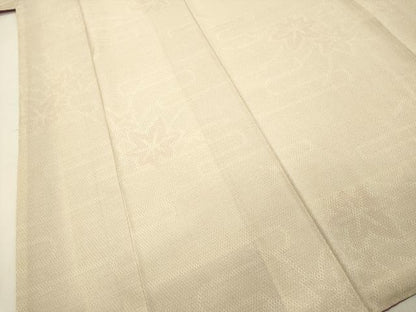 平和屋着物●本塩沢 110亀甲 楓 正絹 逸品 DAAR4481tw
