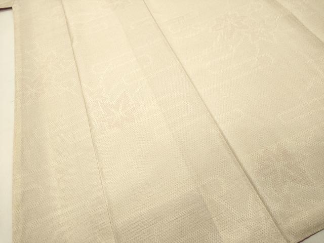 平和屋着物●本塩沢 110亀甲 楓 正絹 逸品 DAAR4481tw