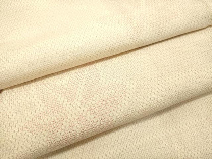 平和屋着物●本塩沢 110亀甲 楓 正絹 逸品 DAAR4481tw