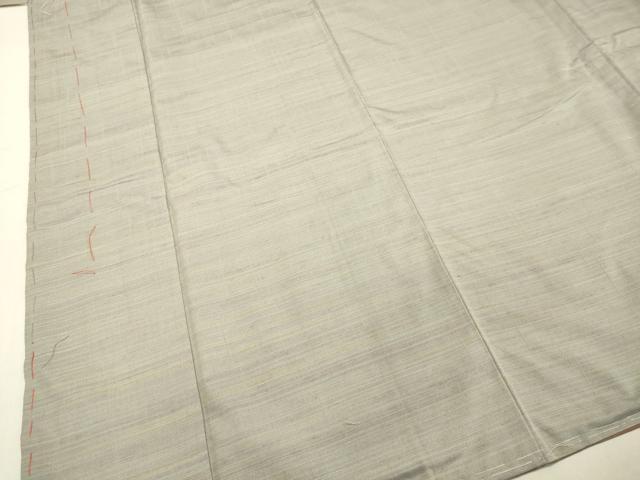 平和屋着物●紅花紬 米沢 霞文 正絹 逸品 未使用 DAAR4482tw