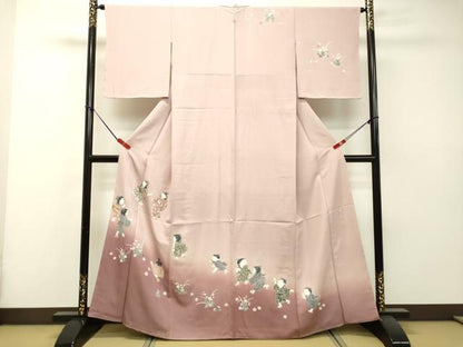 平和屋着物●訪問着 友禅 作家物 童うた 暈し染め 高島屋扱い 正絹 逸品 未使用 DAAR4492tw