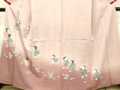 平和屋着物●訪問着 友禅 作家物 童うた 暈し染め 高島屋扱い 正絹 逸品 未使用 DAAR4492tw
