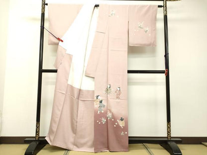 平和屋着物●訪問着 友禅 作家物 童うた 暈し染め 高島屋扱い 正絹 逸品 未使用 DAAR4492tw