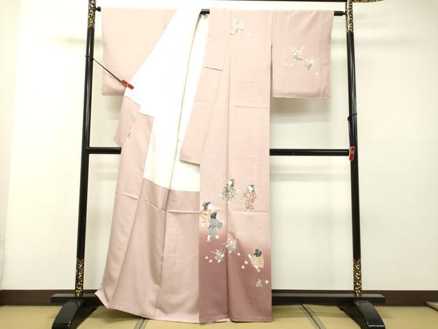 平和屋着物●訪問着 友禅 作家物 童うた 暈し染め 高島屋扱い 正絹 逸品 未使用 DAAR4492tw