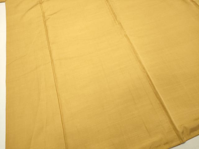 平和屋着物●上質な紬 花葉色 正絹 逸品 DAAR4494tw