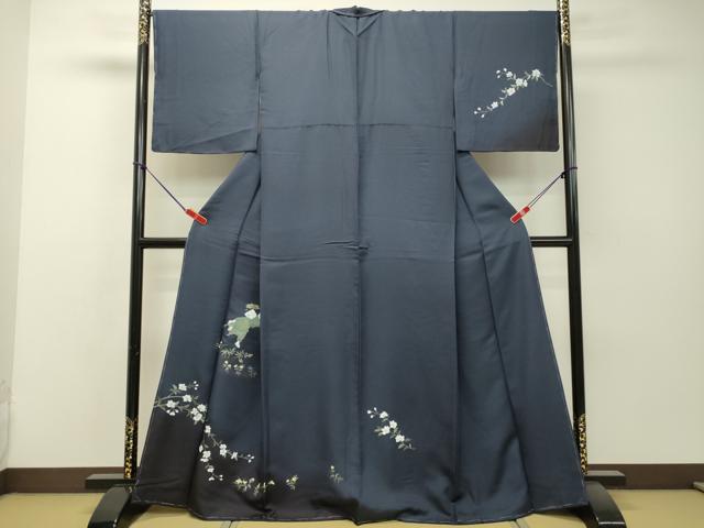 平和屋着物●訪問着 童子草花文 暈し染め 金銀彩 正絹 逸品 未使用 DAAR4495tw